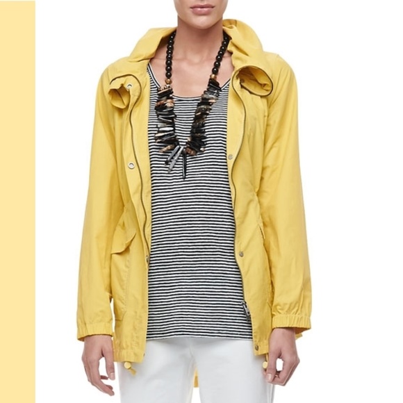 Eileen Fisher Jackets & Blazers - Eileen Fisher Yellow Windbreaker Jacket Sz S